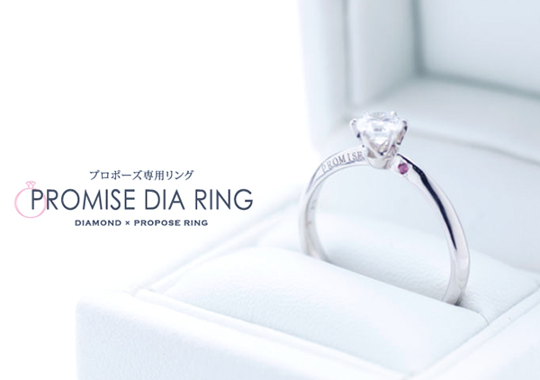 【最短翌日用意可能】プロポーズするならこれ！プロポーズ専用プロミスダイヤリング